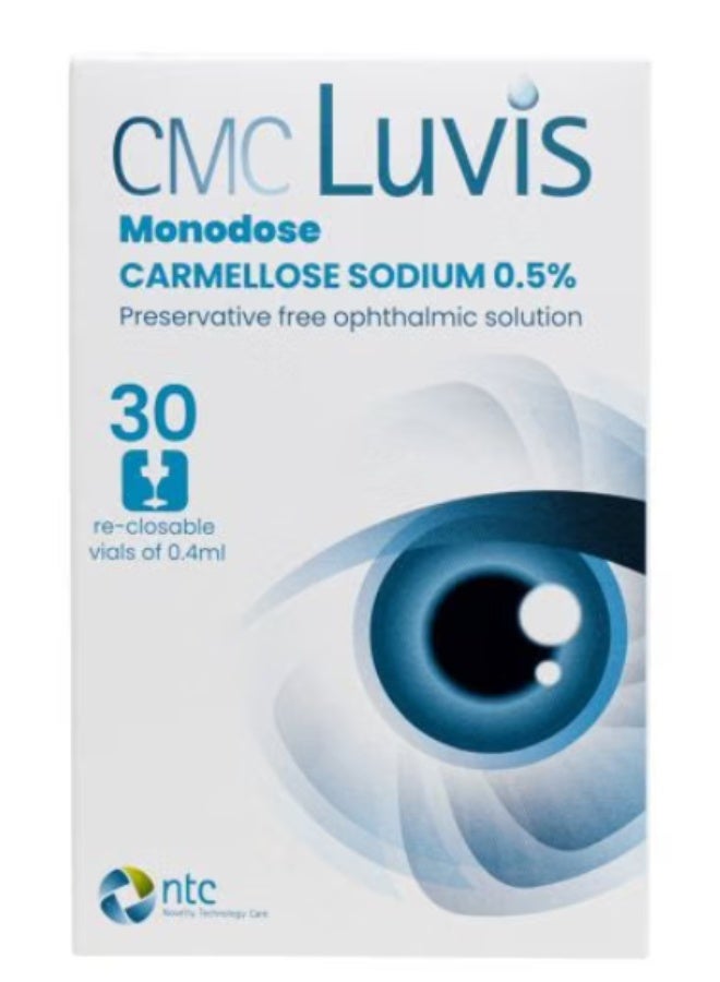 CMC Luvis Monodose 0.5% Sdu Eye Drops 0.4 Ml X 30 S - Image 1